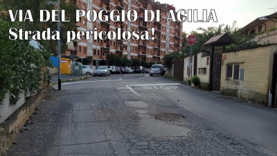 VIA DEL POGGIO DI ACILIA (strada pericolosa!)